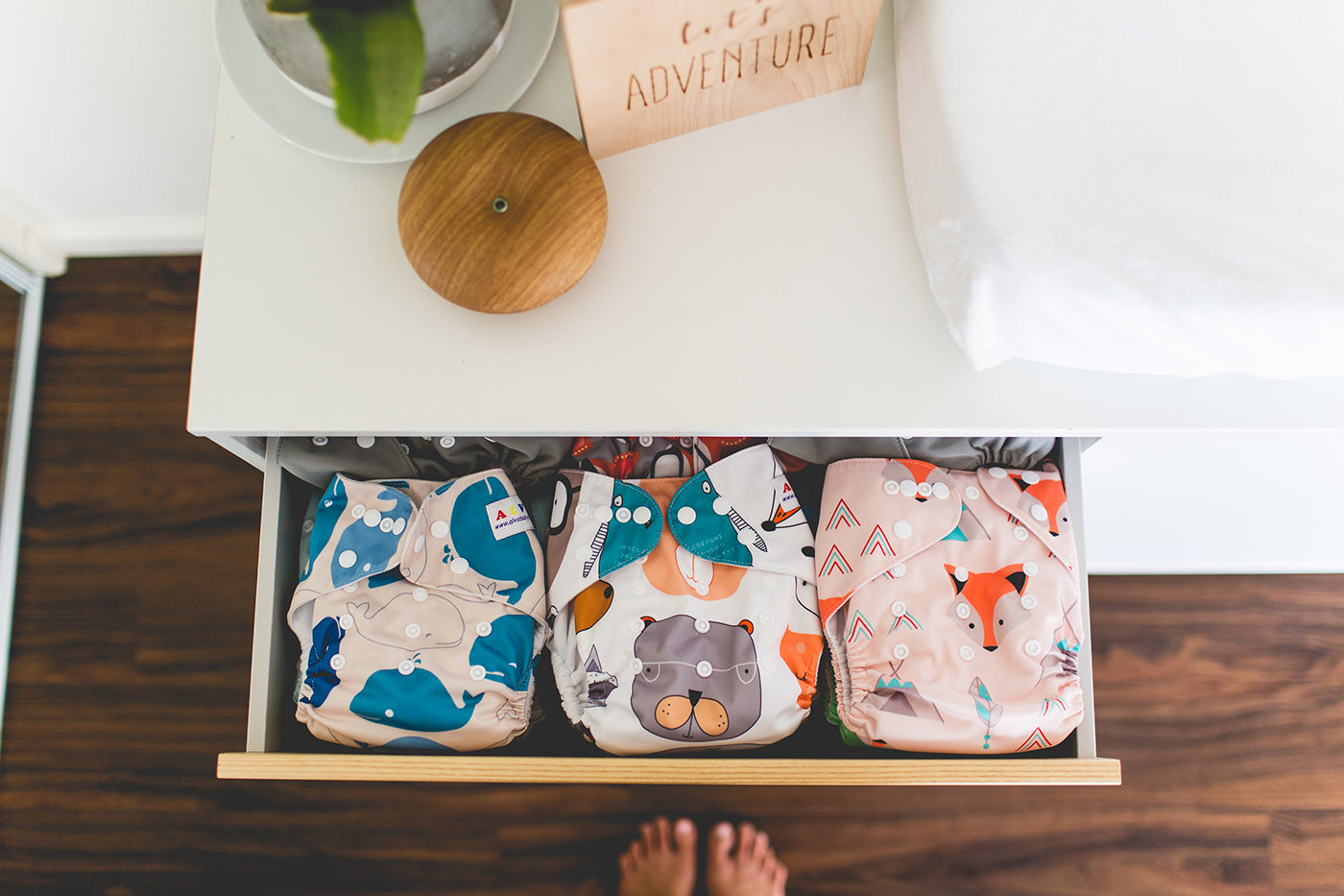 Tips for Storing Baby Essentials, Plus an Over-the-Door Nursery