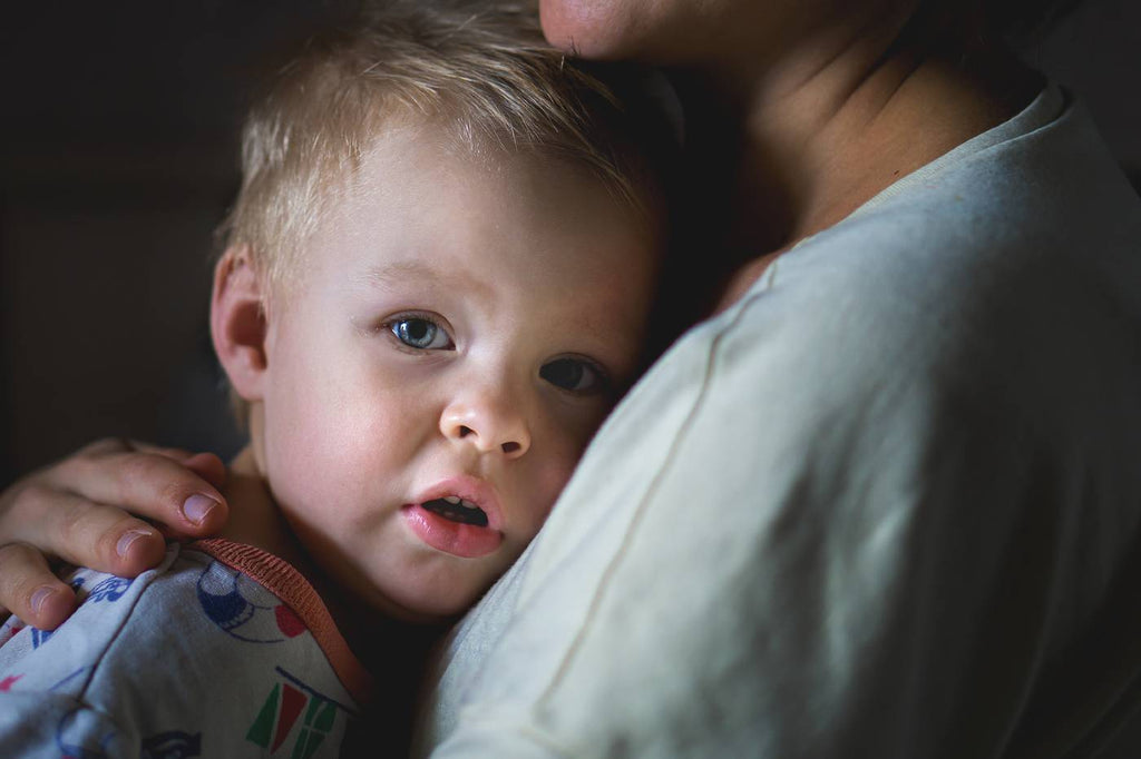 Baby wakes up crying deals but doesn't open eyes