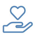 caring hands icon